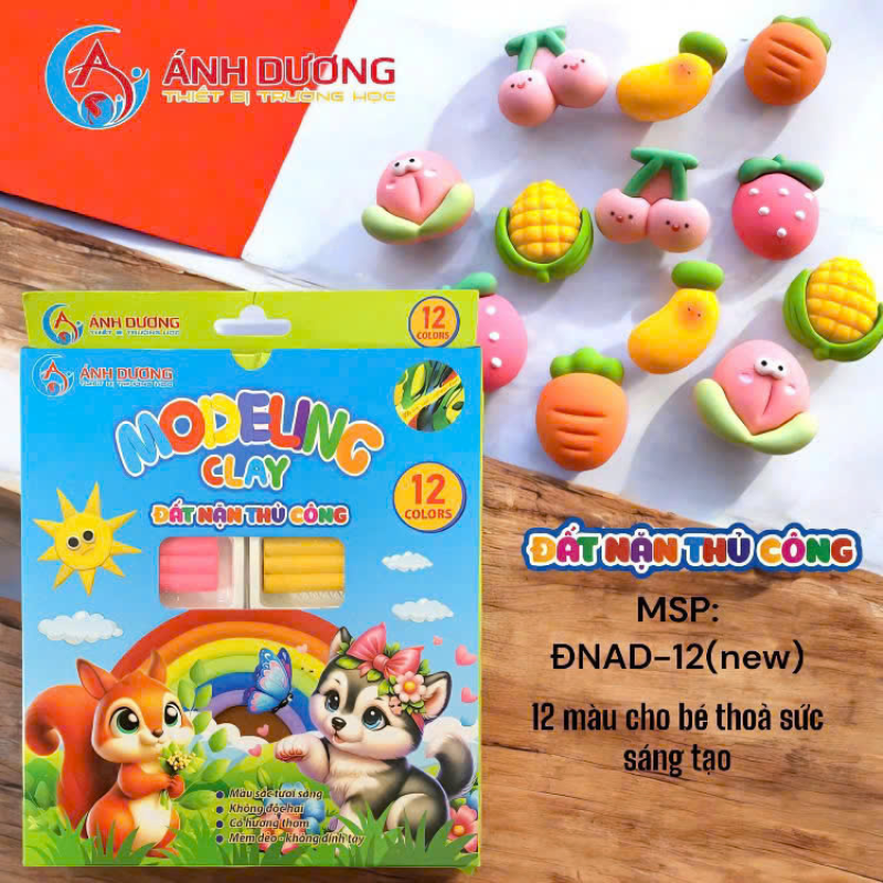 Đất nặn 12 màu ĐNAD-12