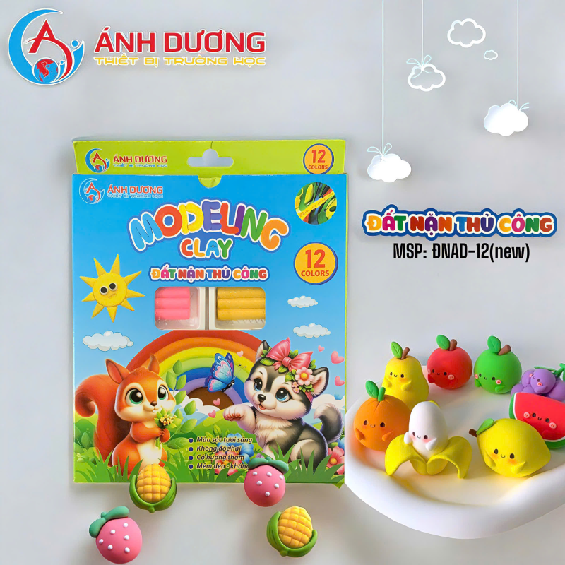 Đất nặn 12 màu ĐNAD-12