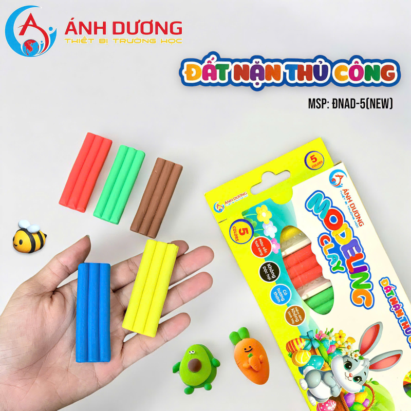 Đất nặn 5 màu ĐNAD-5