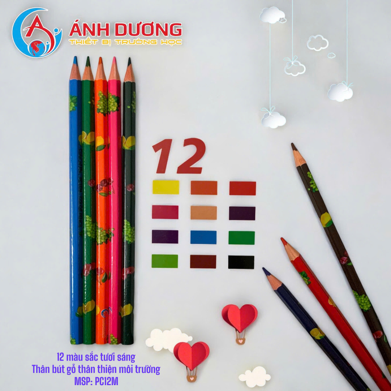 Bút chì 12 màu Nemo 