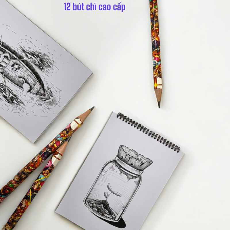 Bút chì đen MIX hoạt hình PC12-7