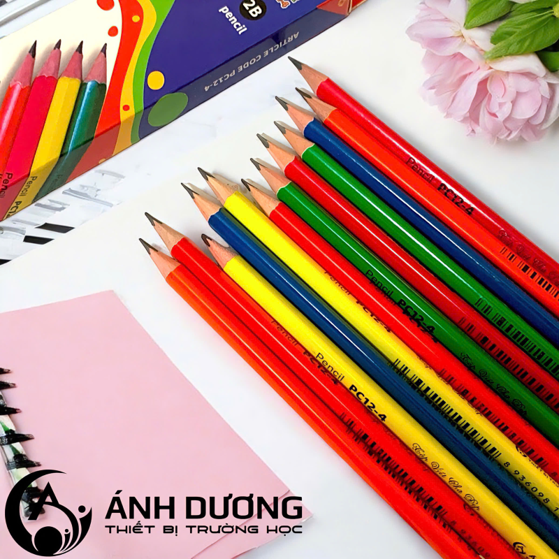 Bút chì đen sắc màu PC12-4