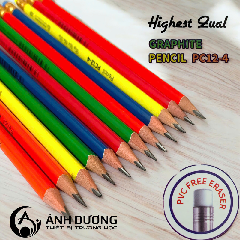 Bút chì đen sắc màu PC12-4