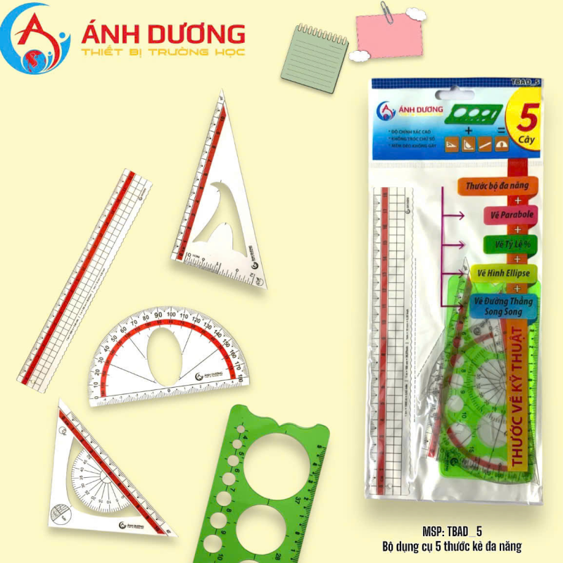 Thước bộ 5 cây TBAD-05