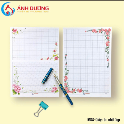 Giấy hoa luyện chữ đẹp 01