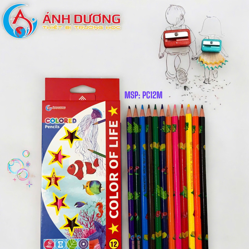 Bút chì 12 màu Nemo 