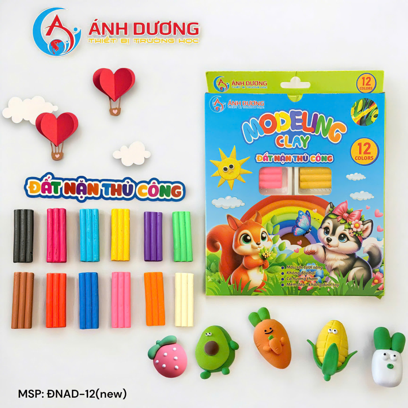 Đất nặn 12 màu ĐNAD-12
