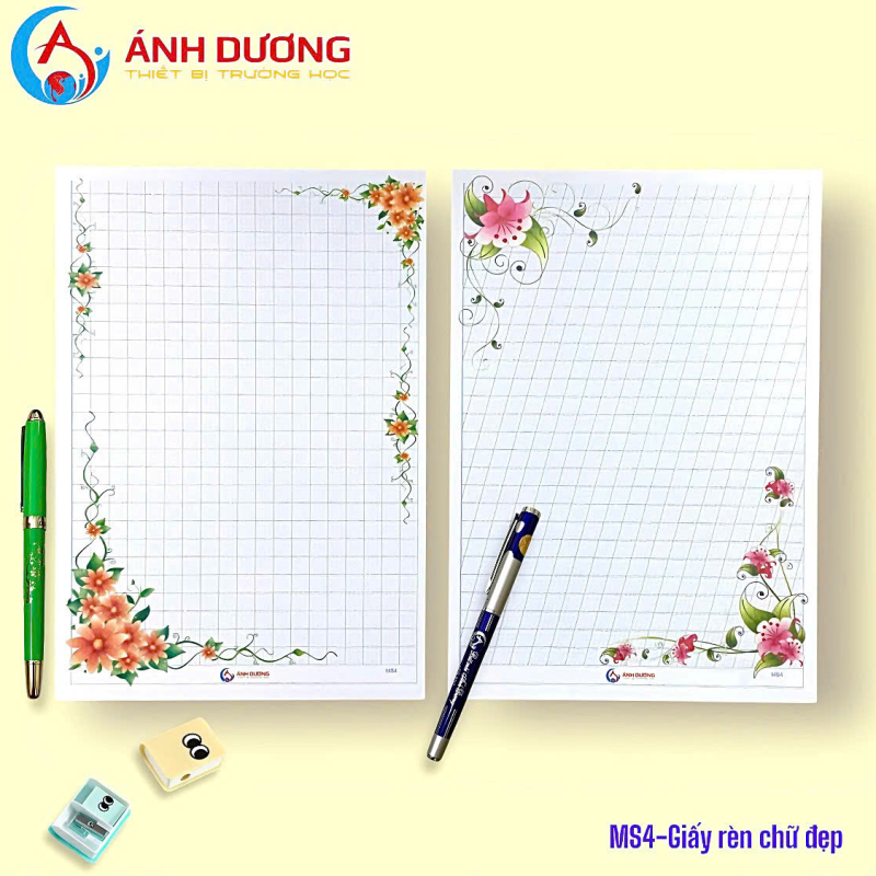 Giấy hoa luyện chữ đẹp 02
